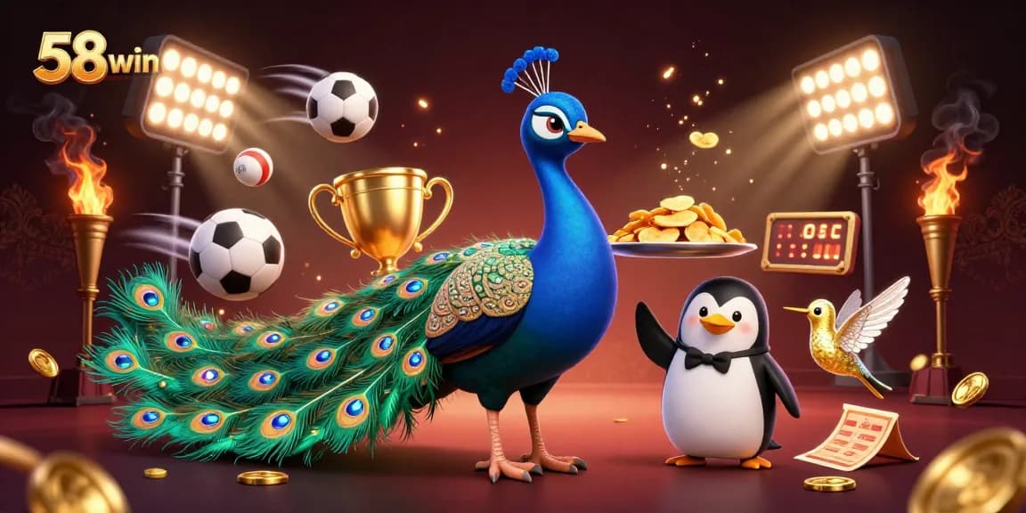 Experience thrilling gameplay with 58win featuring a dazzling casino scene and vibrant characters.
