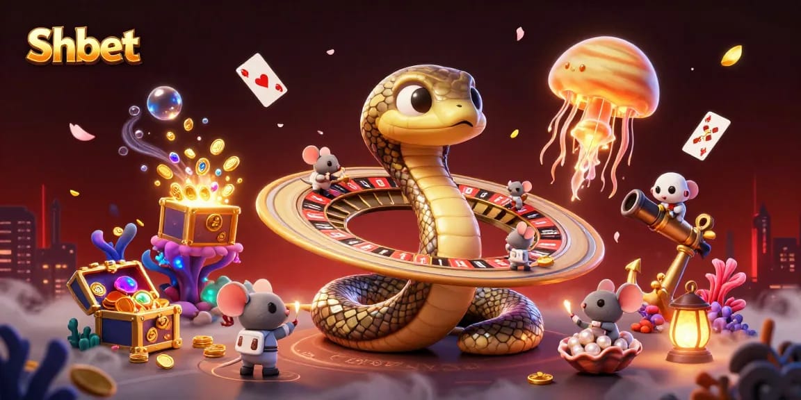 Bet on Shbet's thrilling features with dynamic cartoon elements and gaming action.