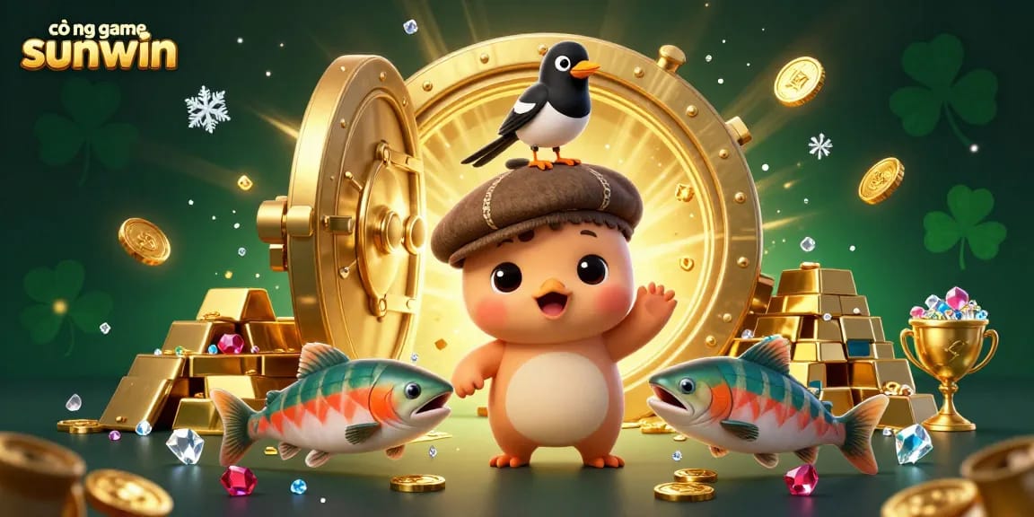 Engage with the exciting cổng game sunwin featuring playful characters and dynamic casino elements.