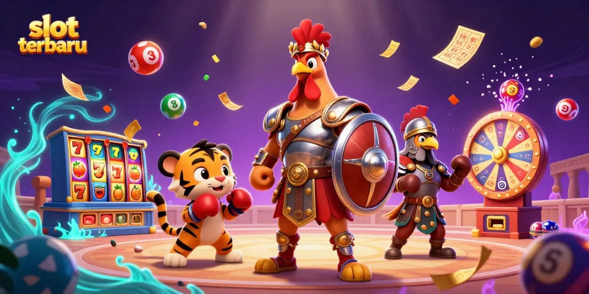 Experience the excitement of slot terbaru with dynamic 3D characters and casino elements for engaging gameplay.