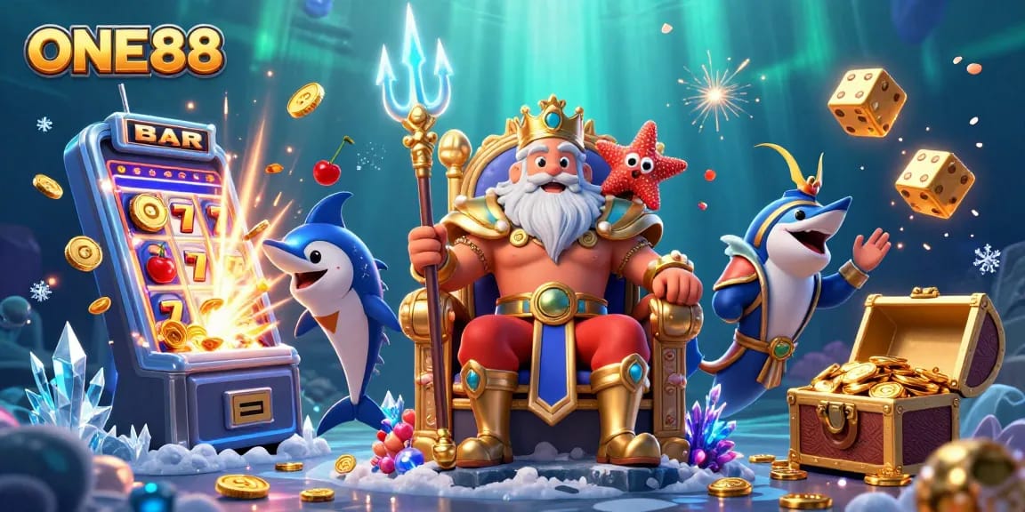 ONE88 offers thrilling casino games with Neptune, swordfish samurai, and gaming treasures.