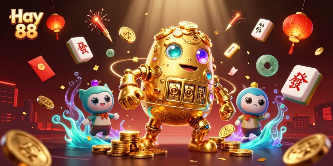 Explore Hay 88's vibrant 3D casino world, featuring vibrant animations and dazzling game elements.