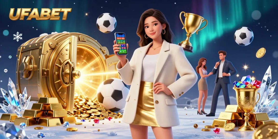 Experience UFABET with engaging sports betting visualization, showcasing vibrant casino elements.