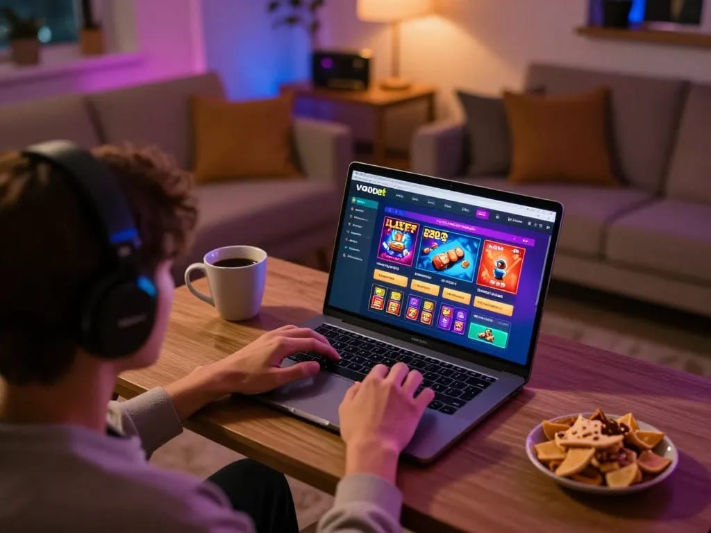 Player enjoying an engaging session on vaobet online platform while managing bets and strategies