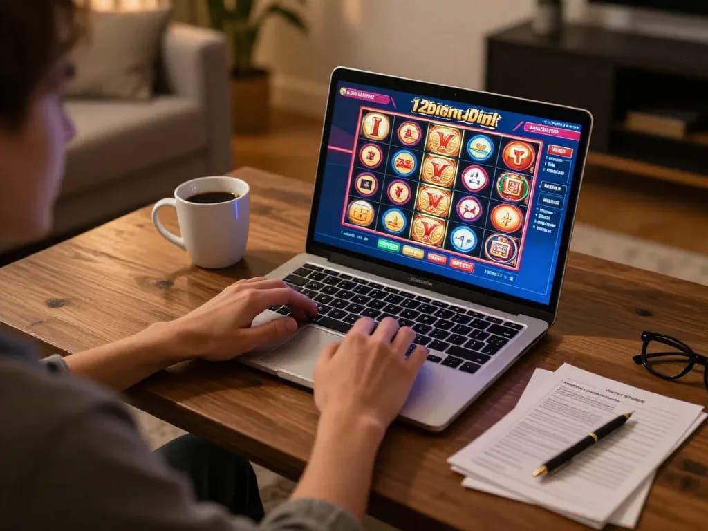 Tham gia trò chơi casino trực tuyến trên nền tảng 12bet trong một không gian ấm cúng tại nhà