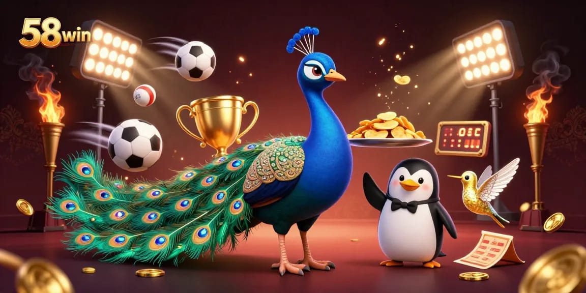 Experience thrilling gameplay with 58win featuring a dazzling casino scene and vibrant characters.