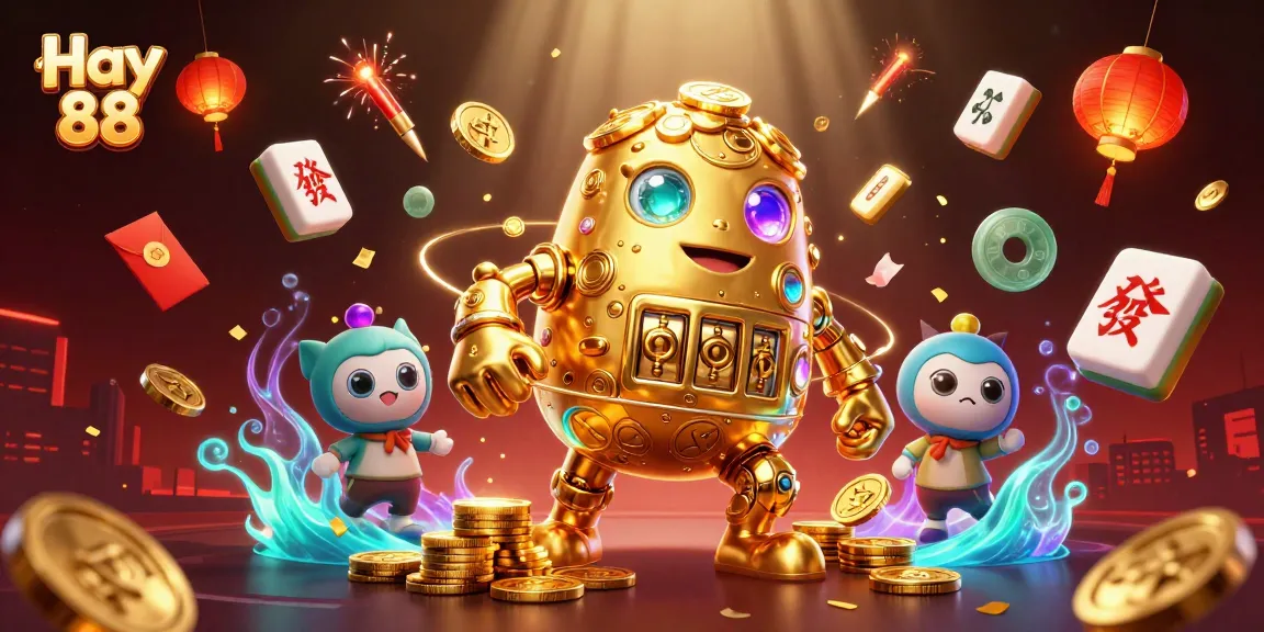 Explore Hay 88's vibrant 3D casino world, featuring vibrant animations and dazzling game elements.