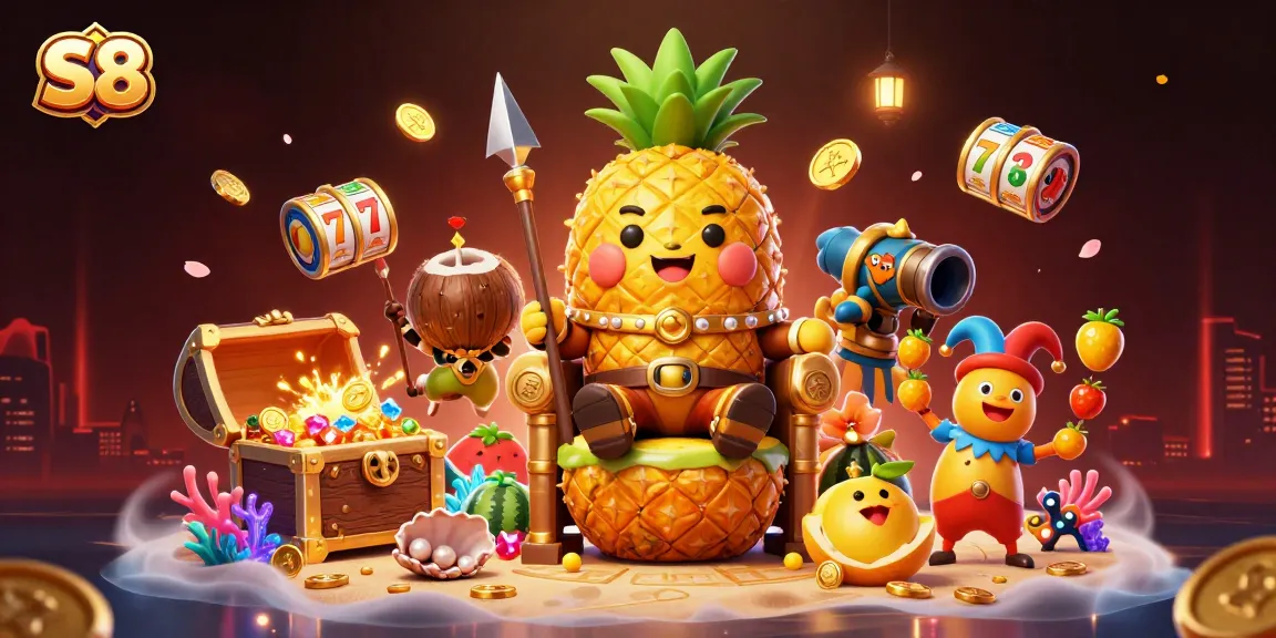 S8 slots offer thrilling experiences with golden symbols and vibrant gaming elements.
