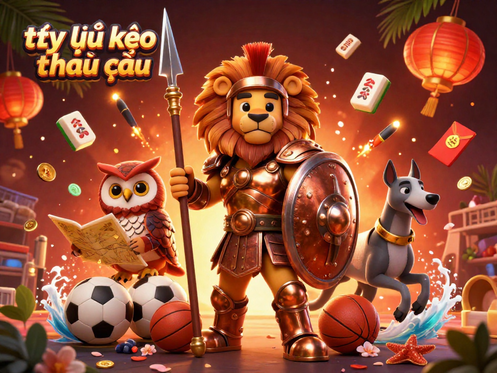 Experience tỷ lệ kèo nhà cái in an exciting casino scenario with spirited characters and dynamic gaming elements.