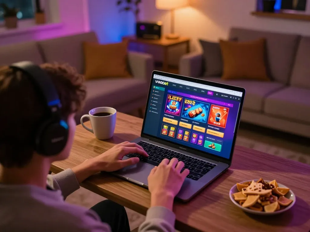 Player enjoying an engaging session on vaobet online platform while managing bets and strategies