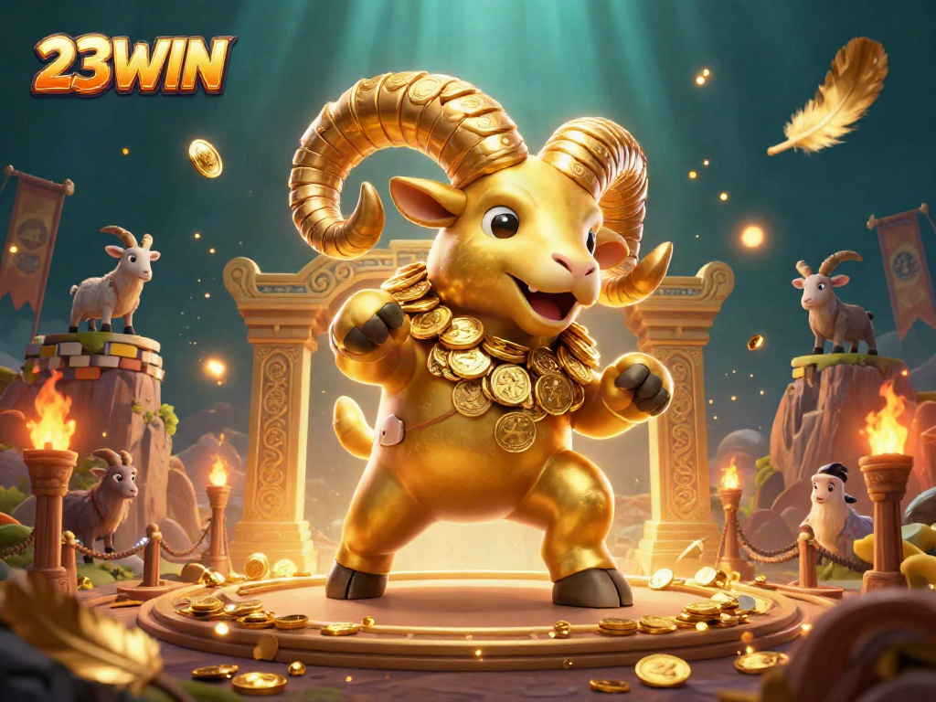 Experience thrilling 23WIN moments with golden characters in a dynamic casino arena.