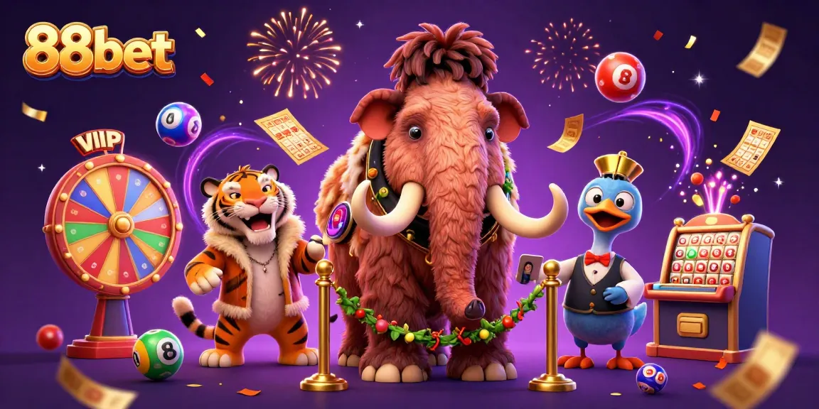 Engage with the exciting world of 88bet's vibrant casino experience featuring unique characters.